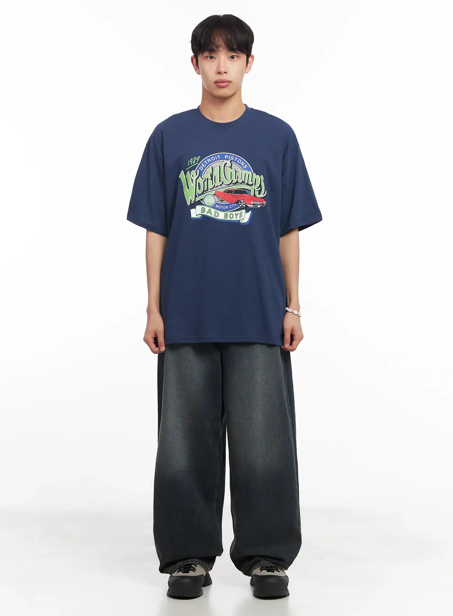 Men's Oversized Graphic Tee IU519