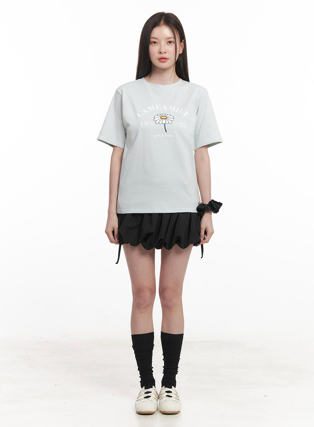 Graphic Flower T-Shirt  IY509