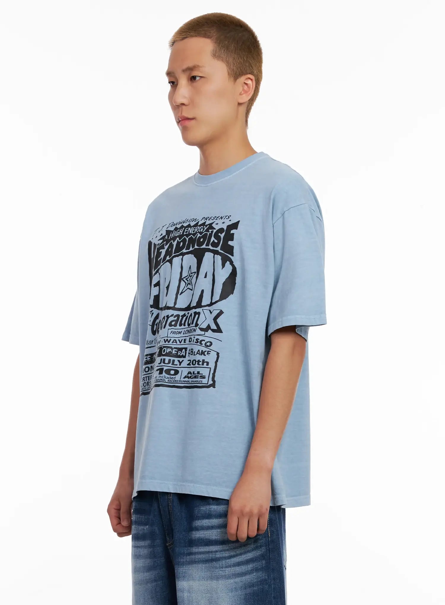 Men's Casual Graphic Tee IL518