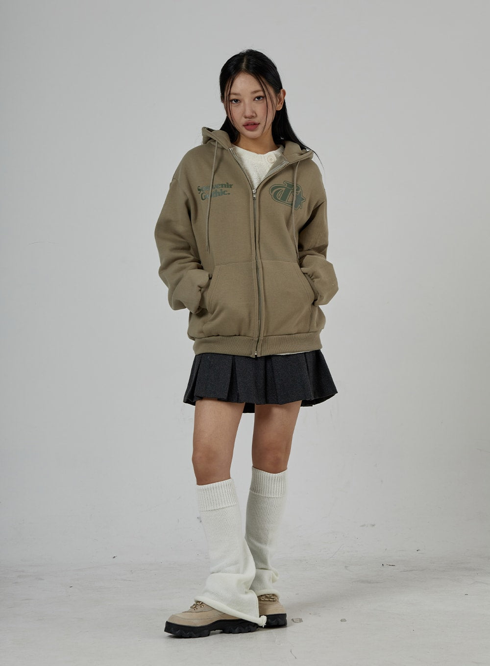 Graphic Zipper Hoodie Sweatshirt Unisex CD26