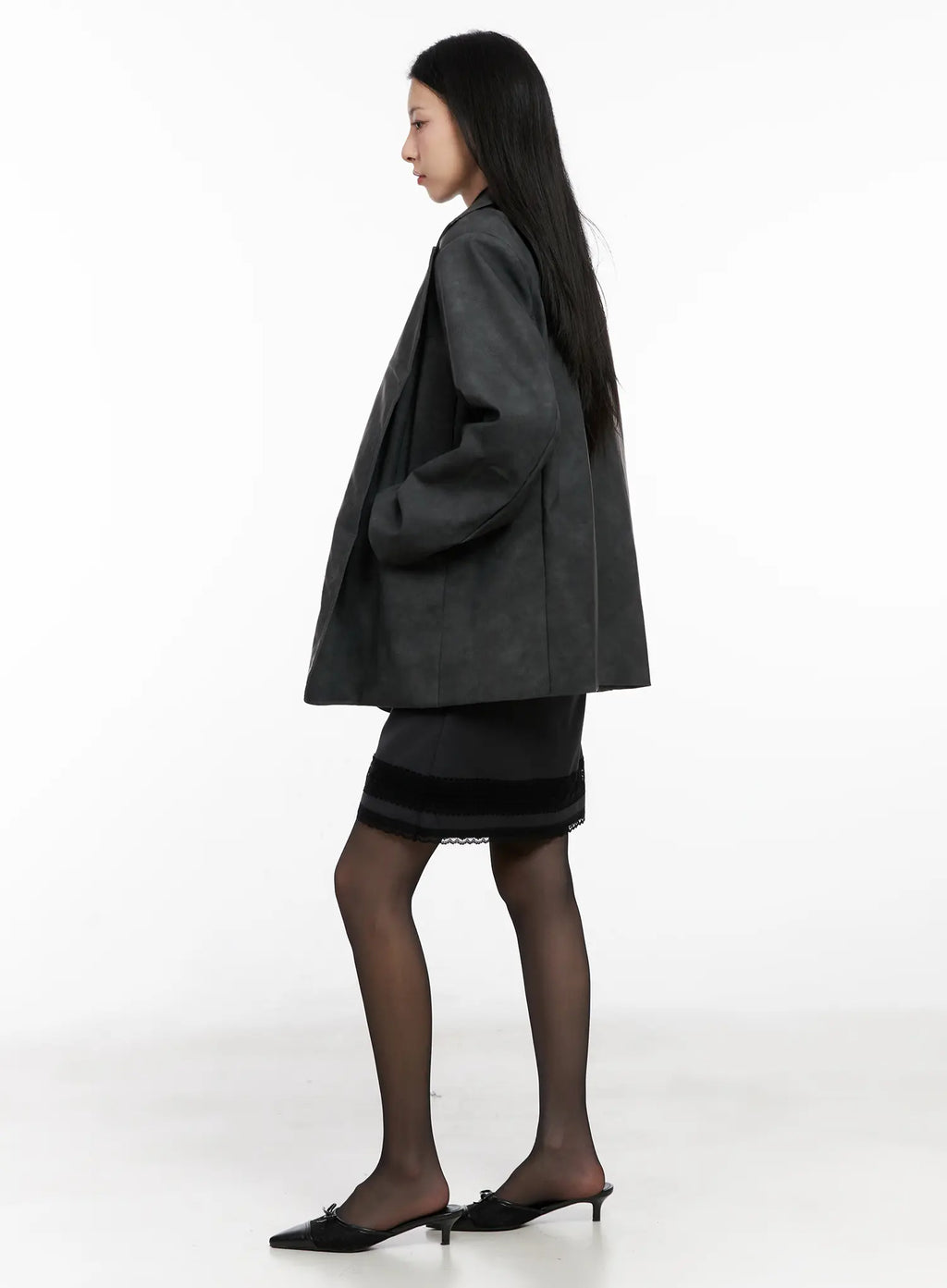 Soft-Brushed Oversized Blazer CG526