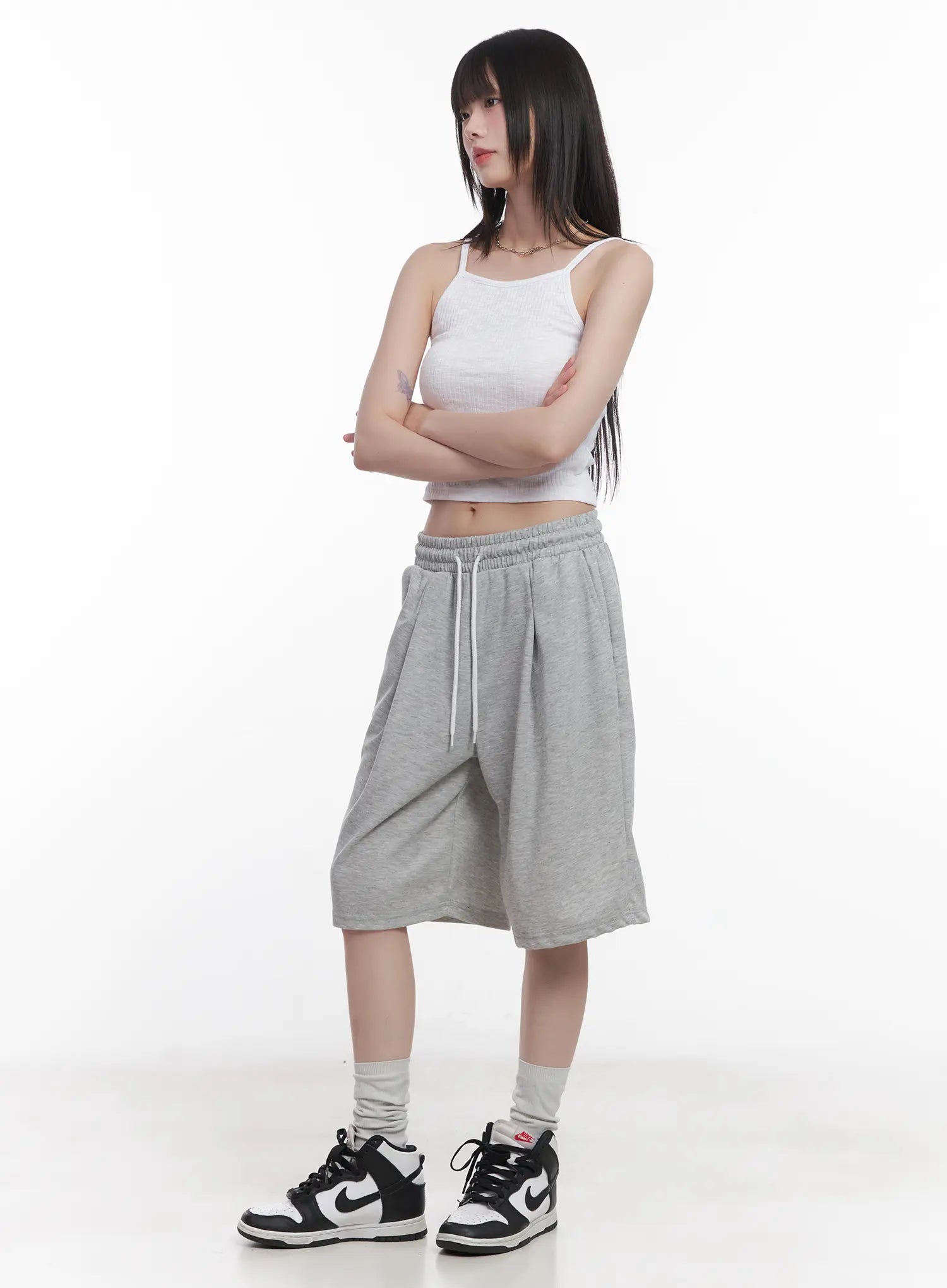 Ribbed Halter Neck Cami CU519