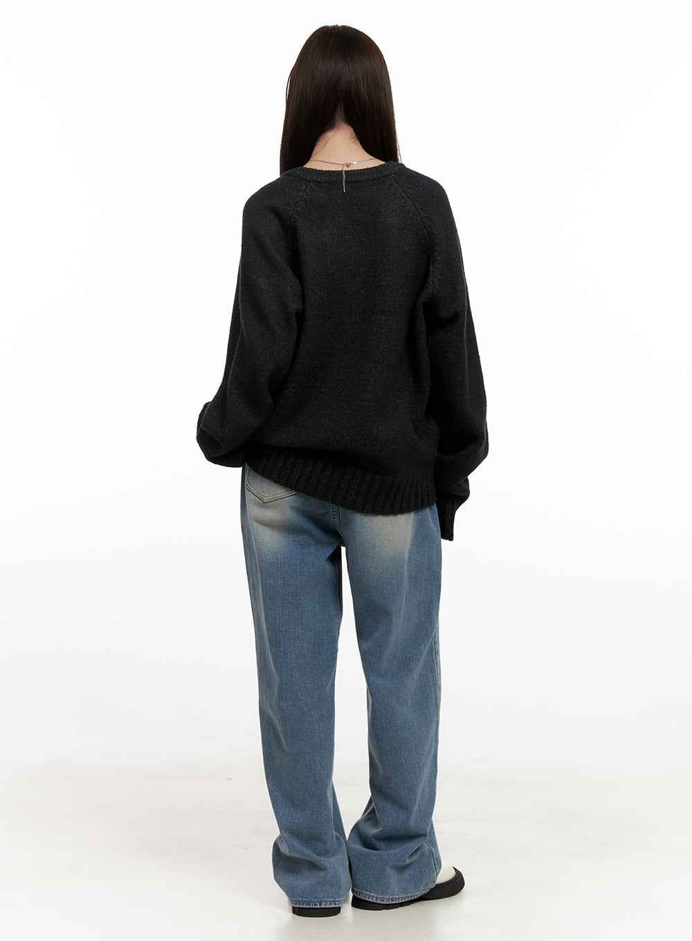 Oversized V-Neck Sweater ON422