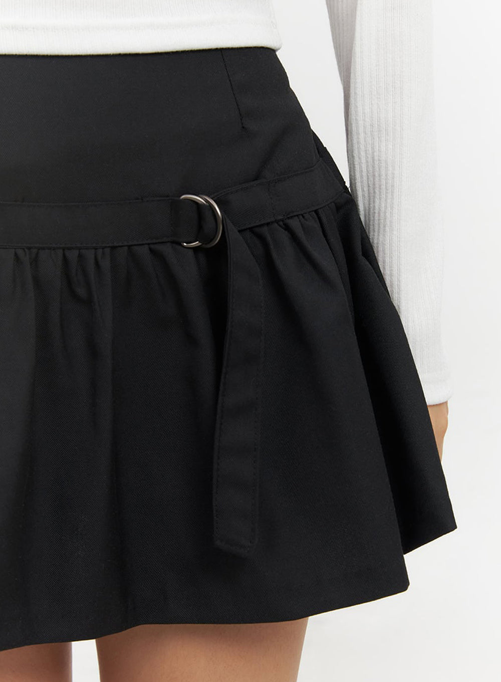 Shirred Mini Skirt IF510