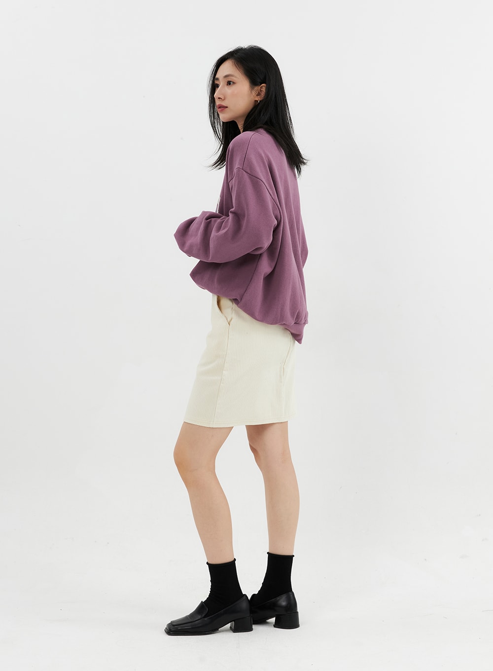 Corduroy Mini Skirt OO305