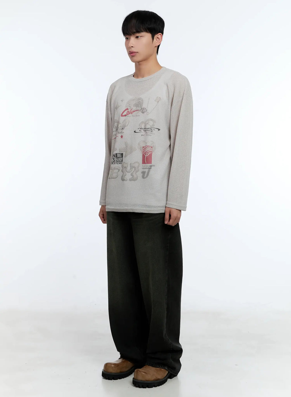 Men's Casual Wide-Fit Denim Jeans IL515