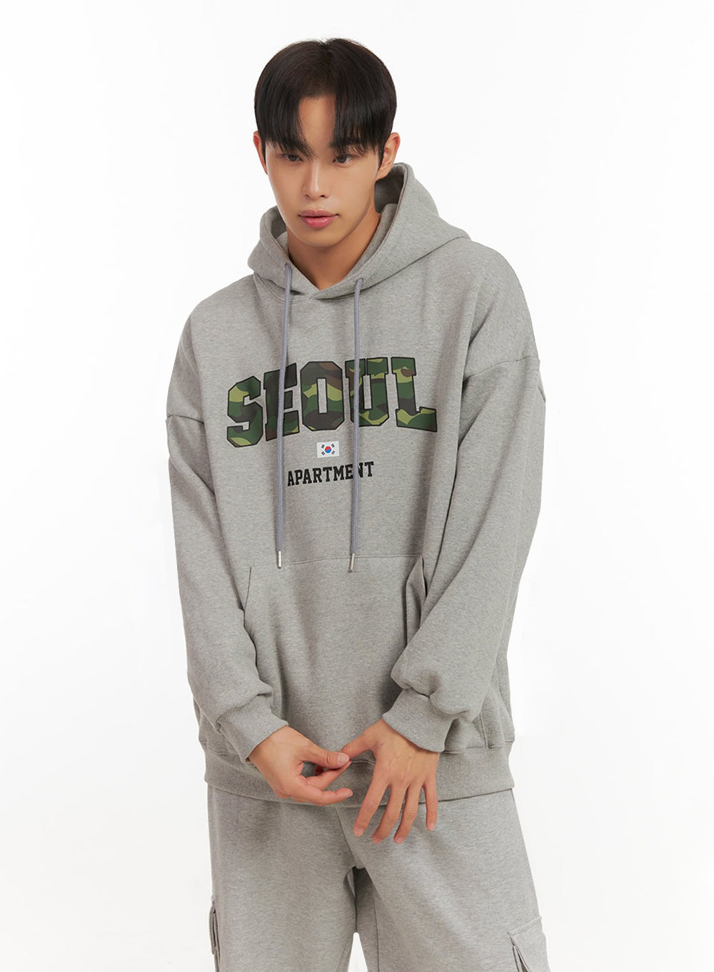 Men's Oversize Printed Hoodie ID413