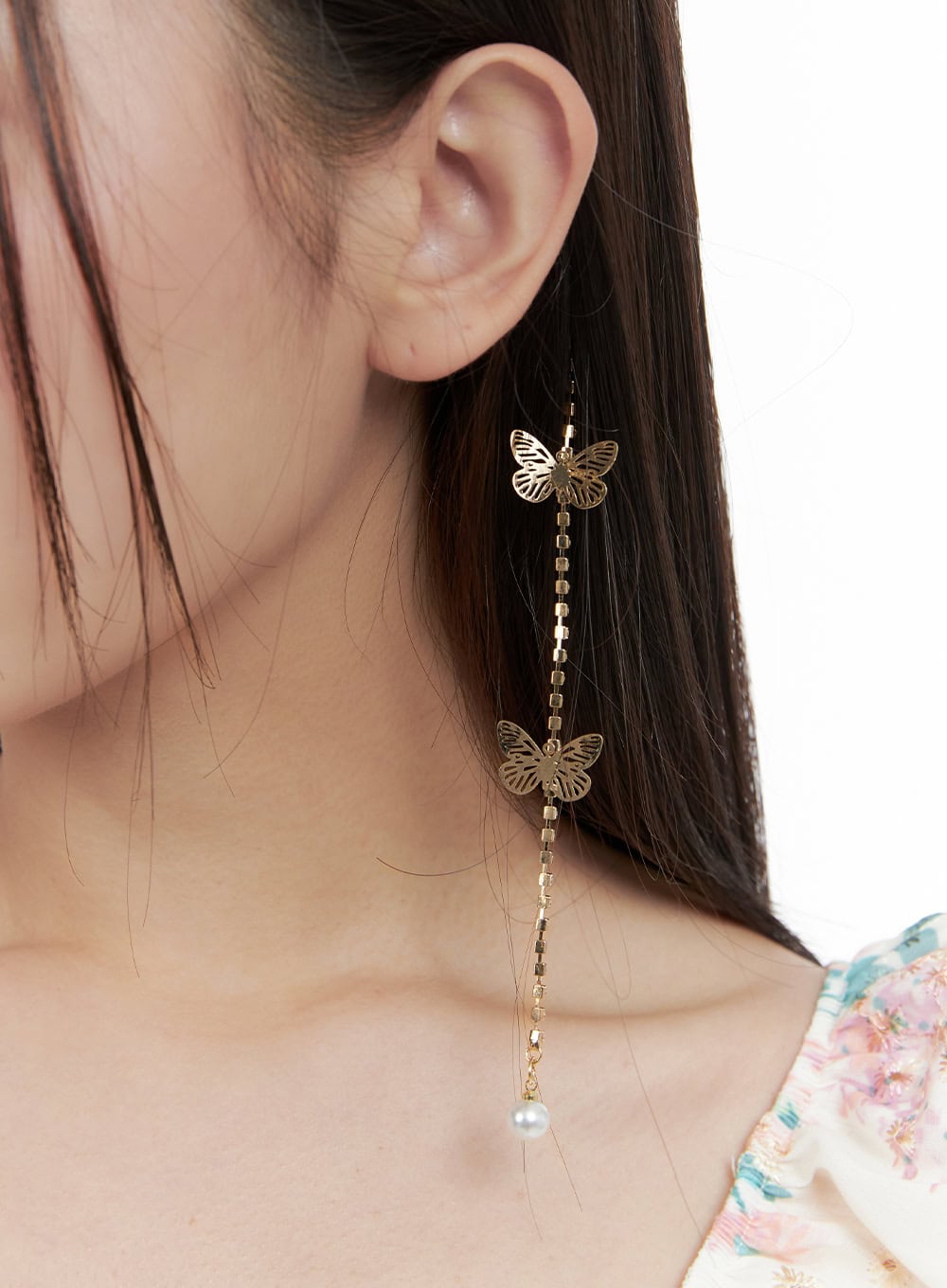 Beaded Pearl Brass Headband OG406