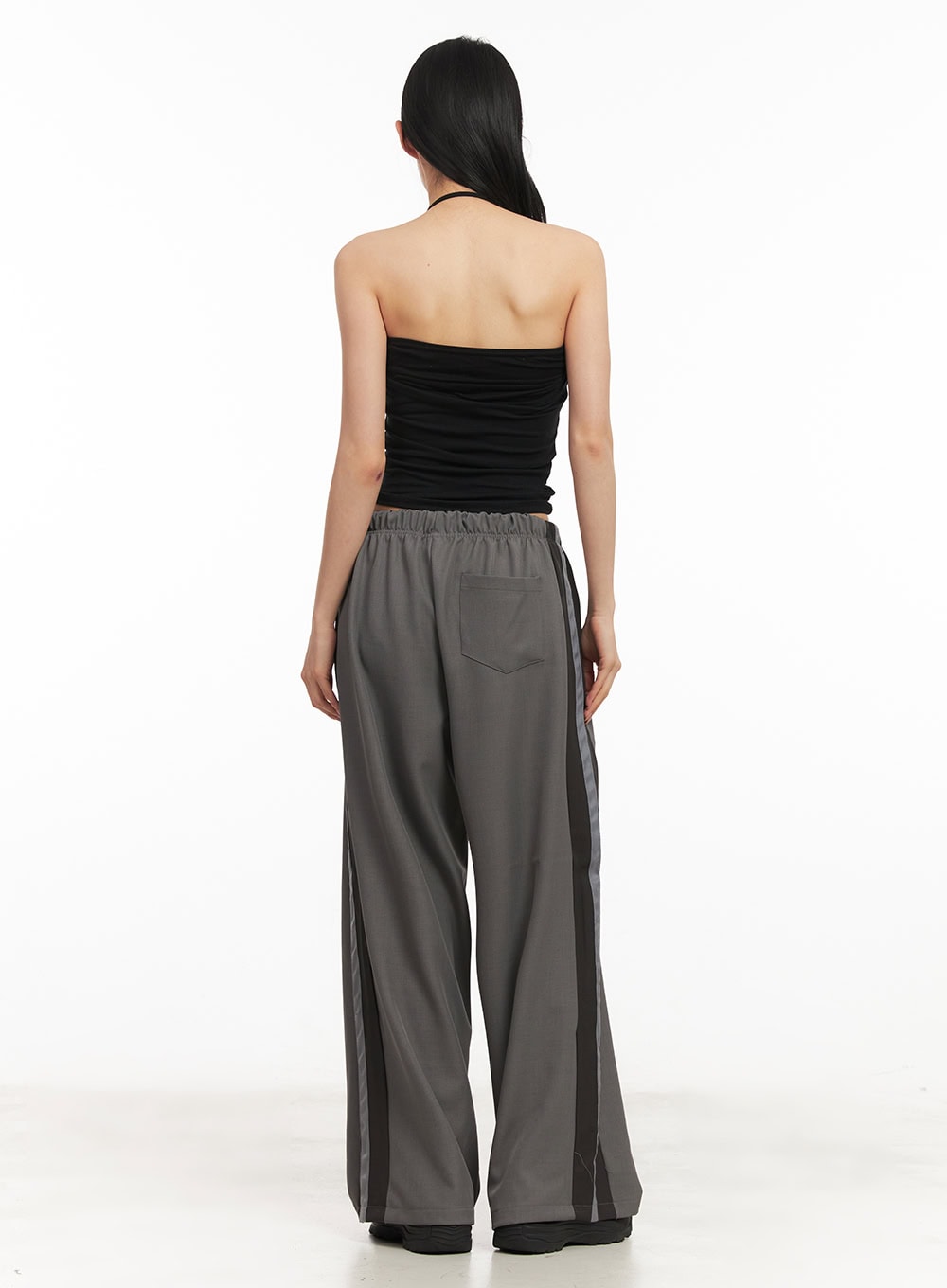 Ribbon Wide-Fit Track Pants CM503