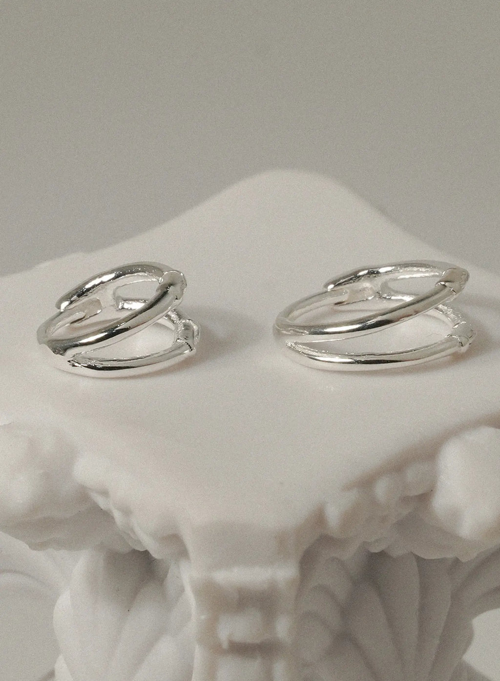 Carson Minimal Snap Earring (1pc) IU506