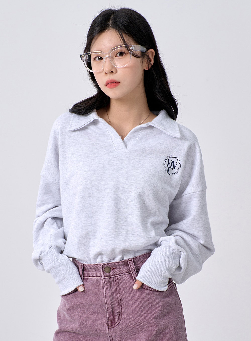 V-Neck Sweatshirt OM329