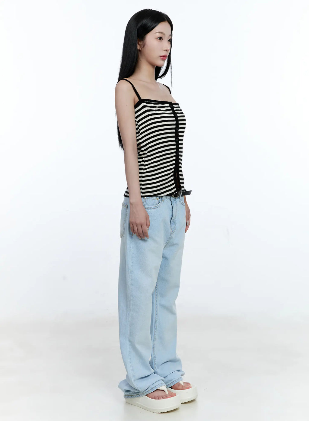 Striped Knit Tank Top CG512