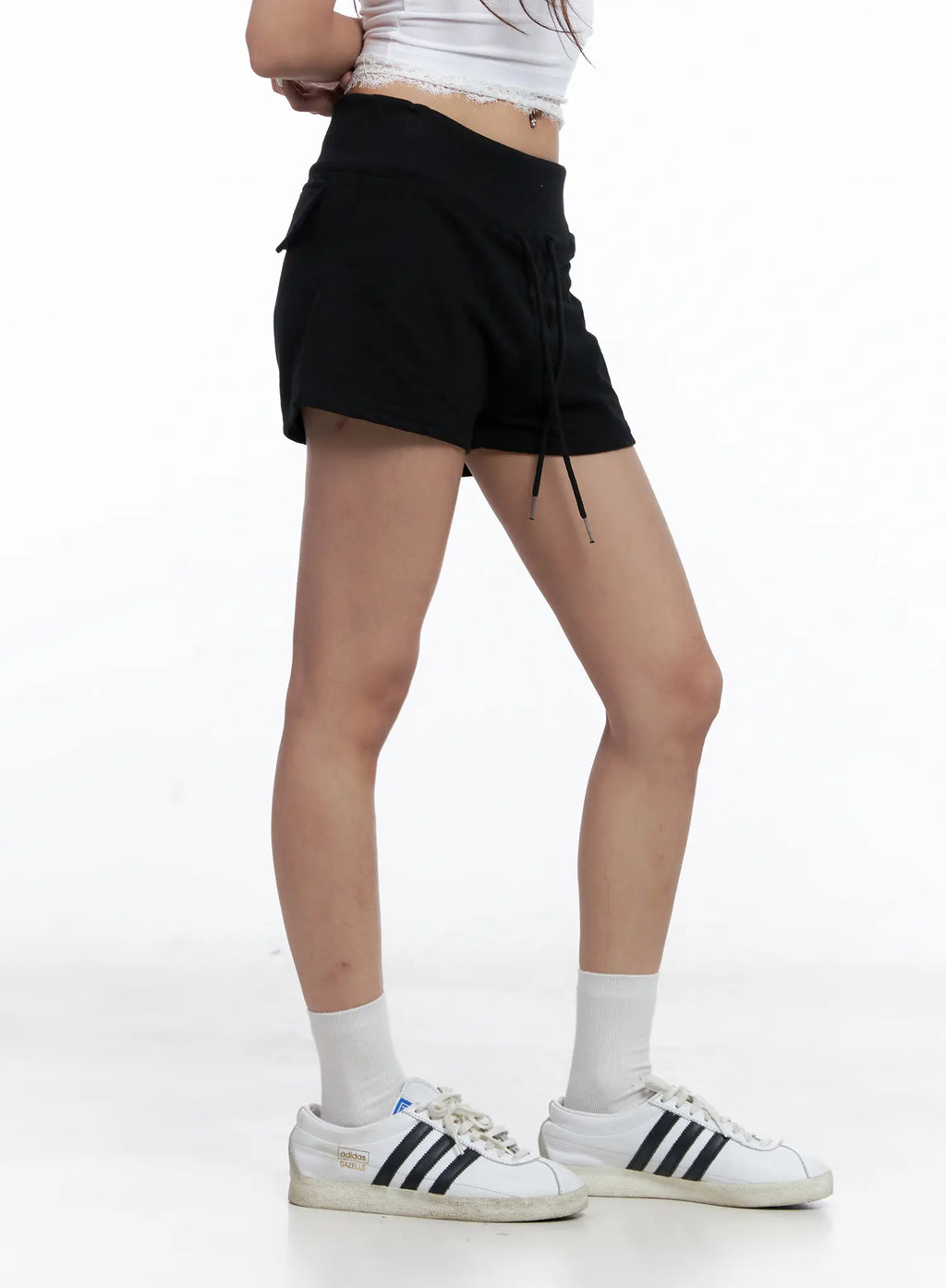 Cotton Casual Drawstring Shorts CL510