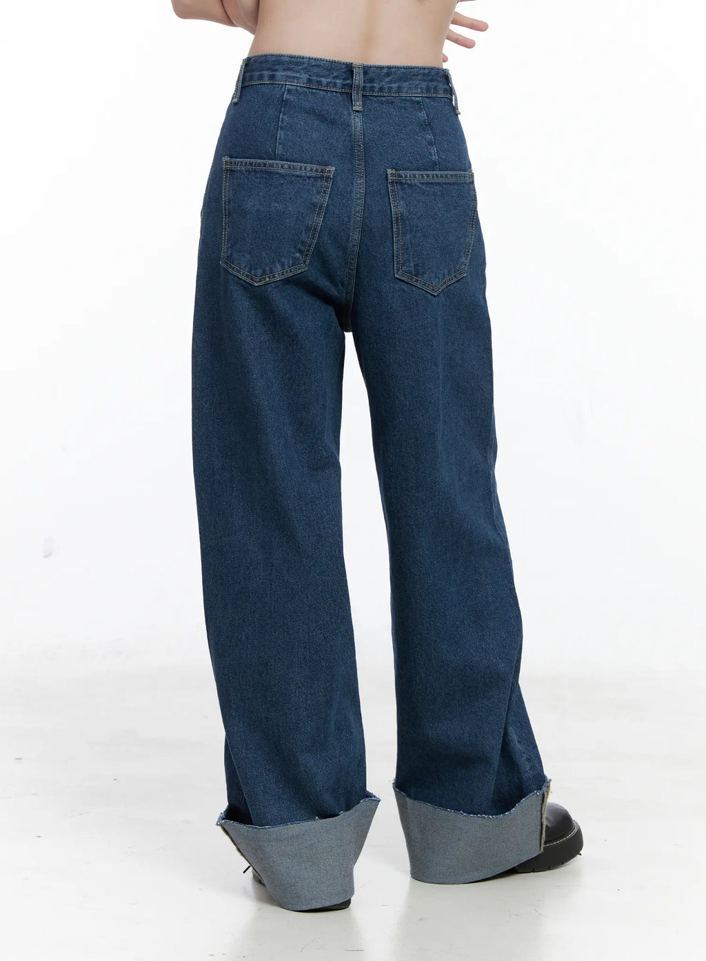 Ila Rolled-Up Wide-Leg Jeans CO506
