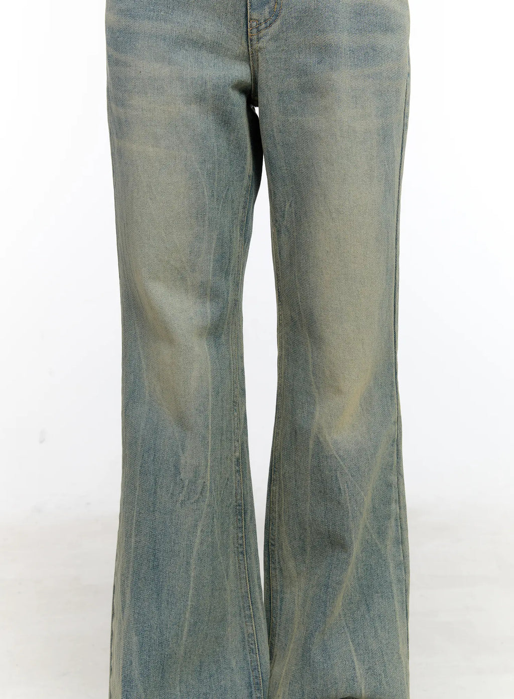 Roa Vintage Blue Flared Denim Jeans CL504