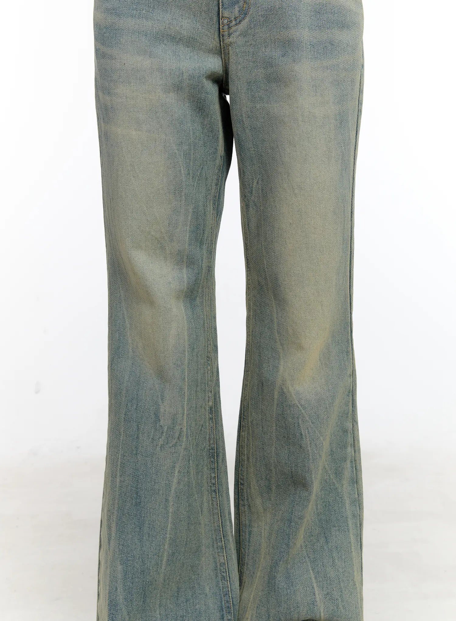 Roa Vintage Blue Flared Denim Jeans CL504