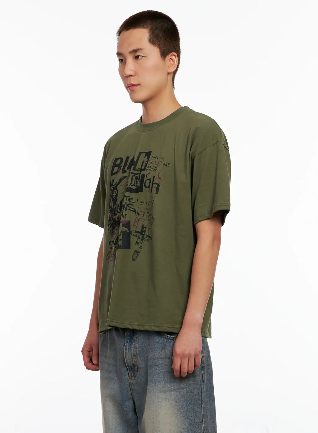 Men's Casual Graphic Tee IG511