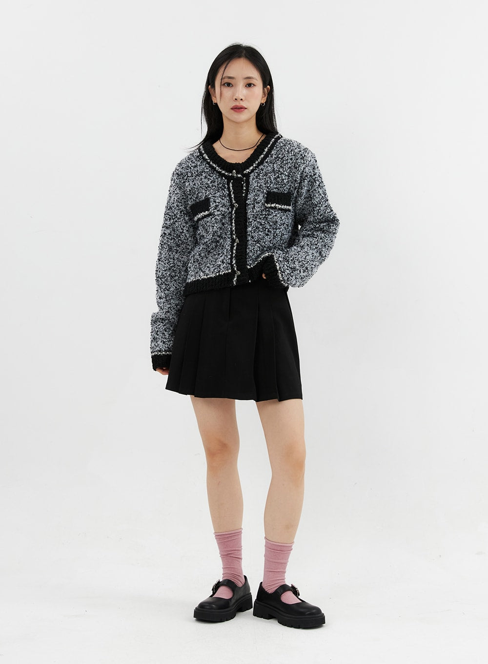 Wool Blend Mini Skirt OO305