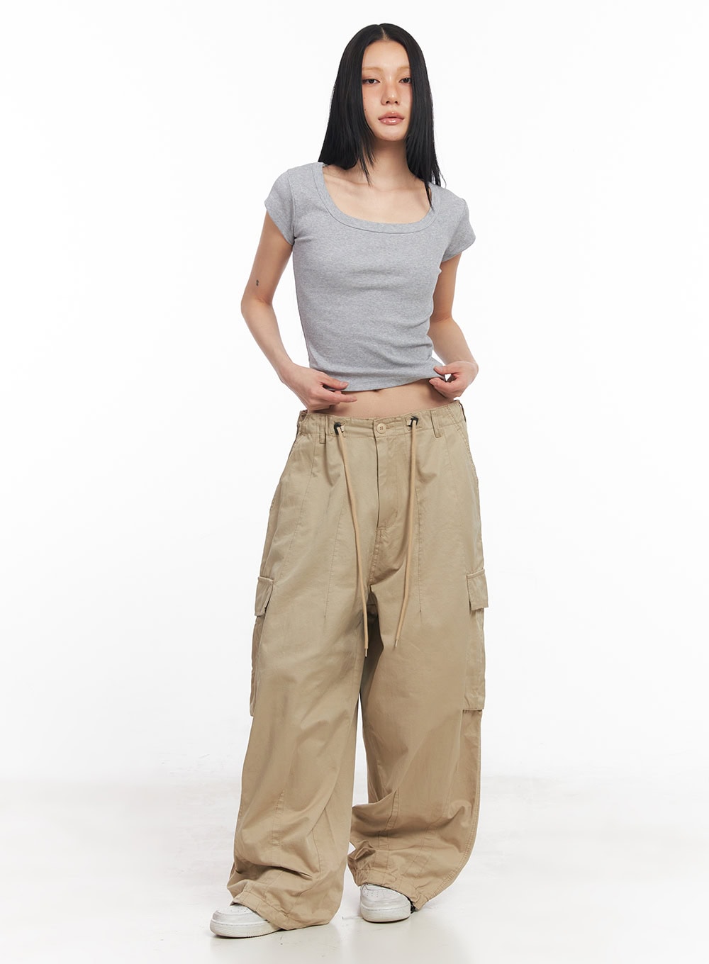 Essential U-Neck Crop Top CY528