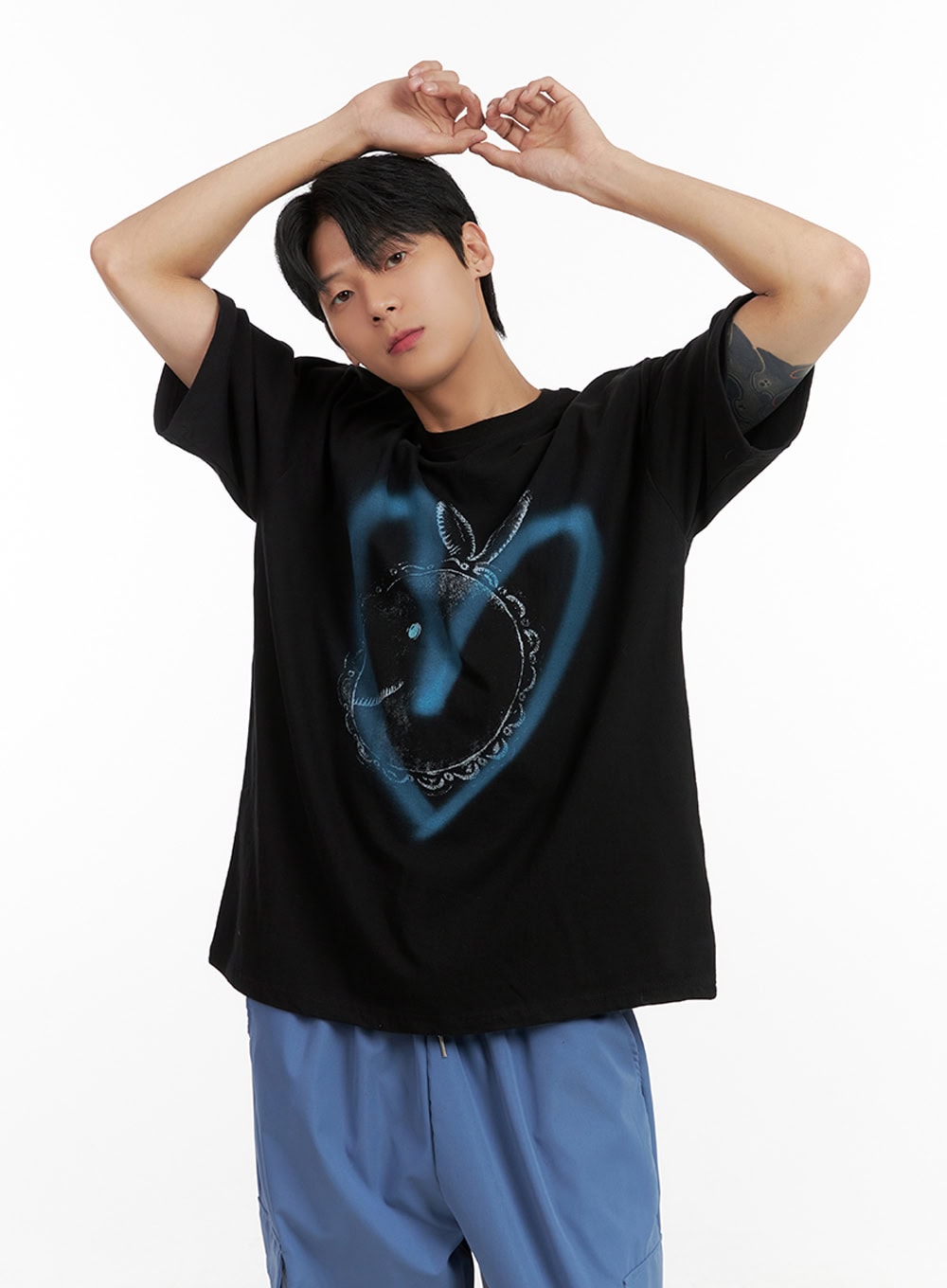 Men's Cotton Graphic T-Shirt IL403