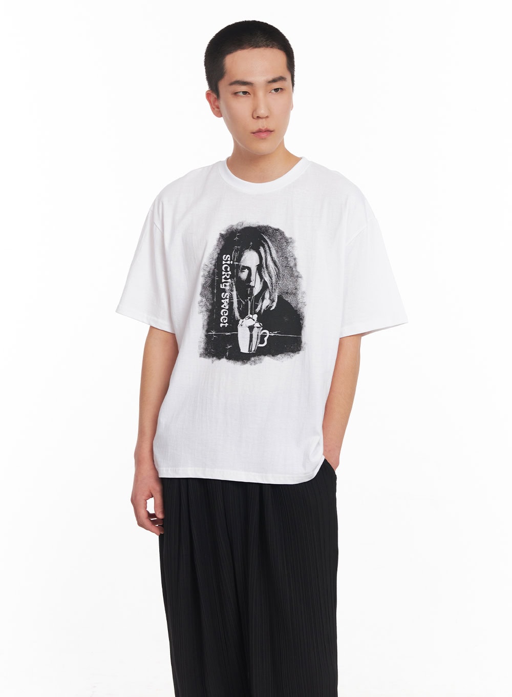 Men's Graphic Cotton Tee IY506