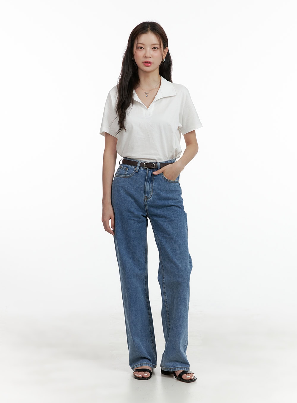 Oval Buckle Belt OU411