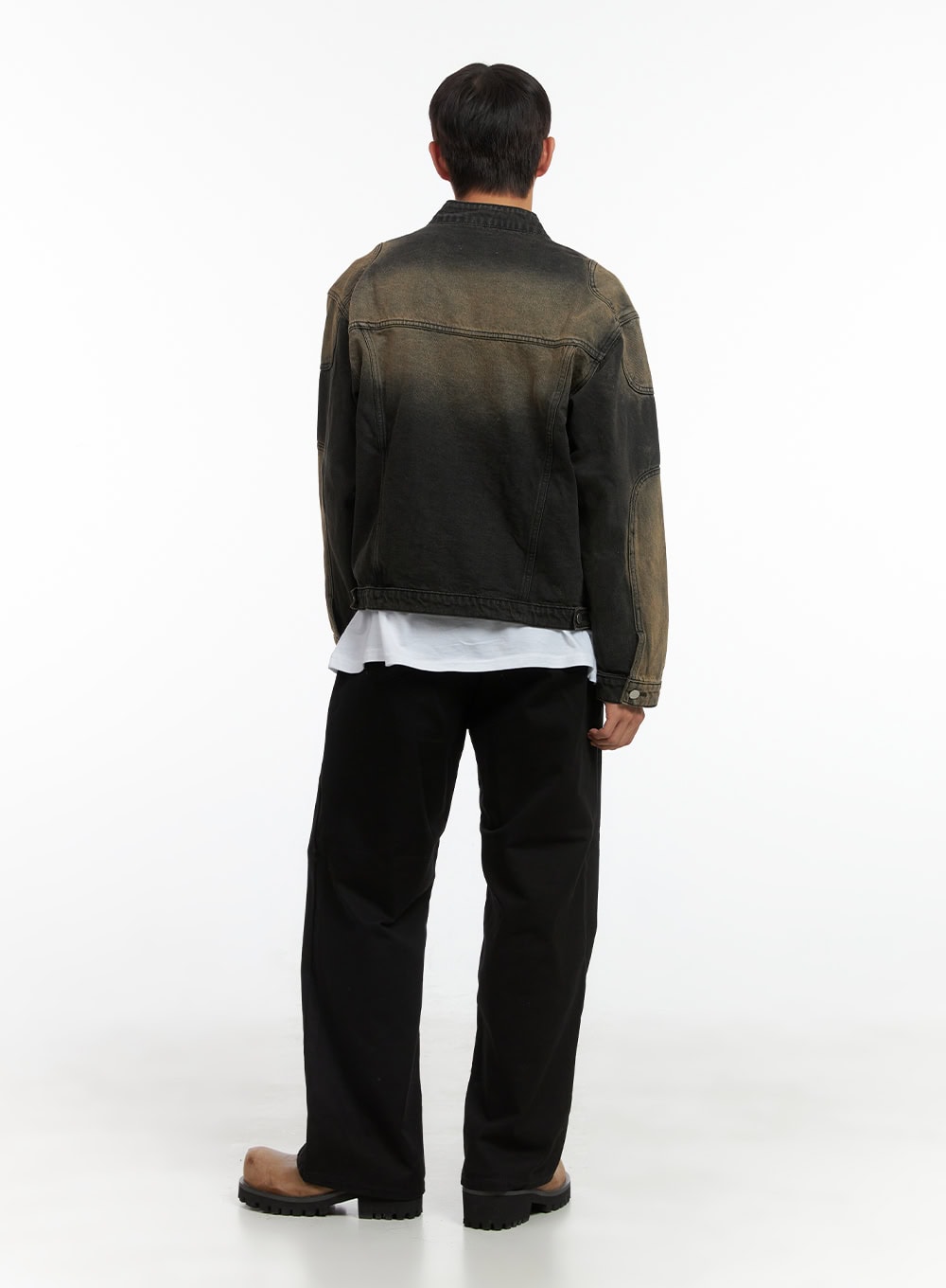 Men's Denim Biker Jacket CO408