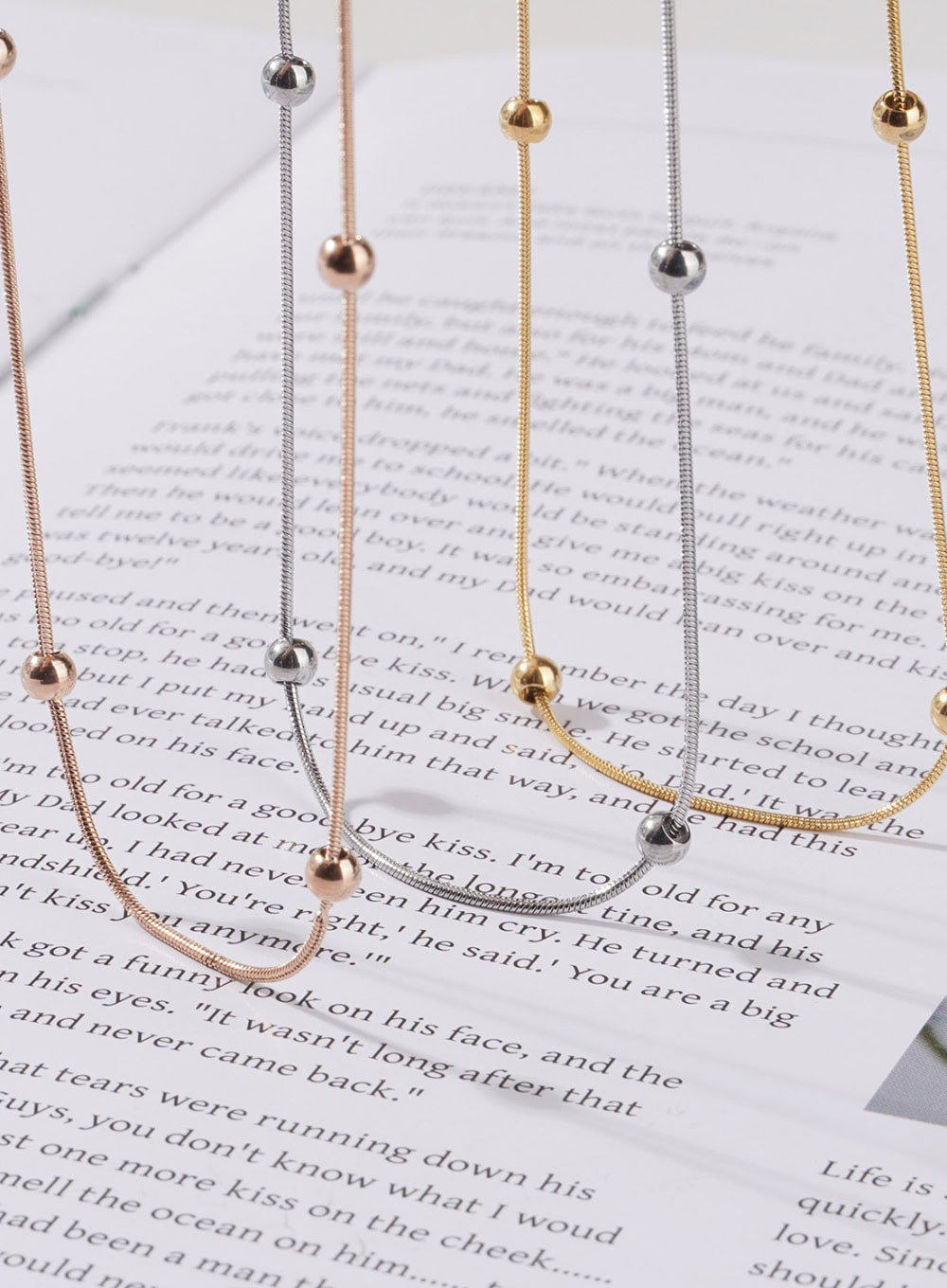 Take Ball Chain Necklace IL405