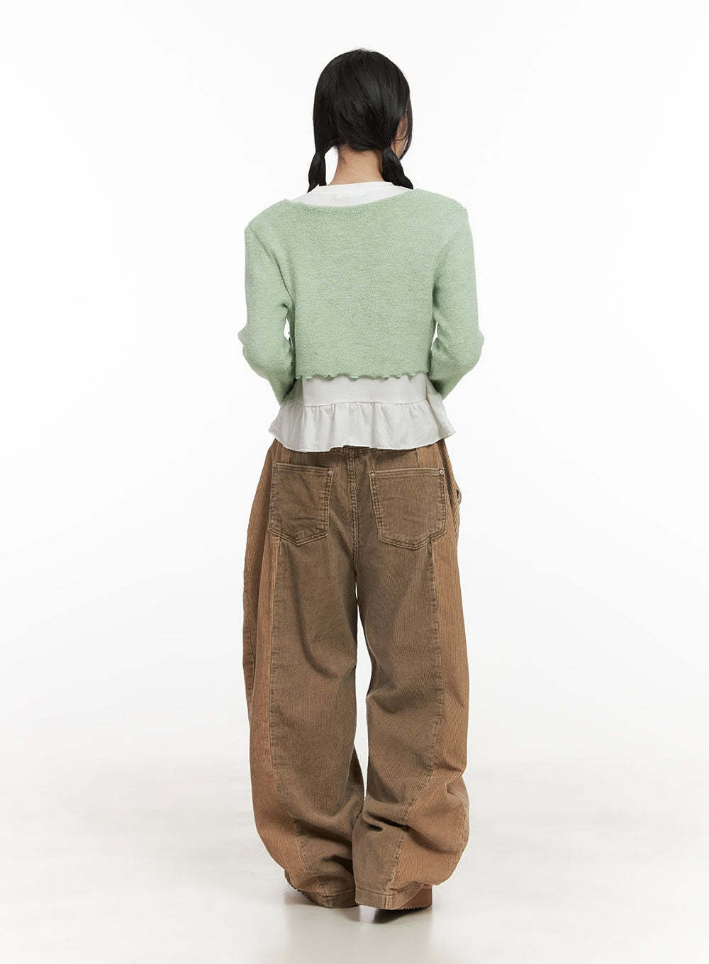 Frill Chic Crop Cardigan CD404