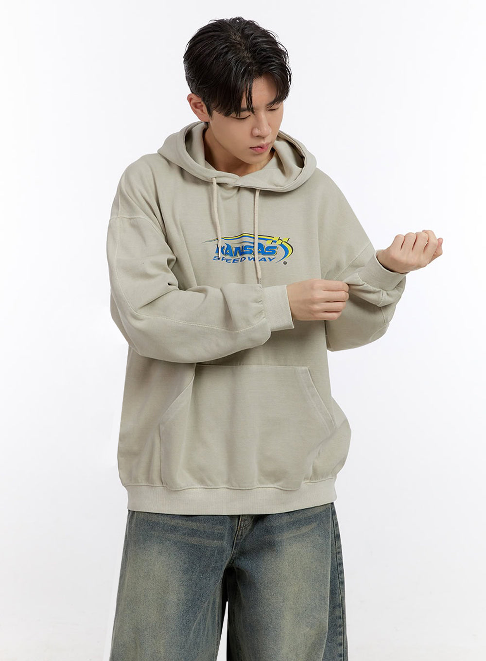 Men's Graphic Logo Hoodie IM525