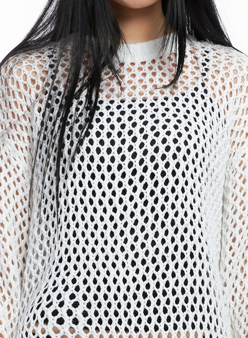 Mesh Knit Sweater CO516