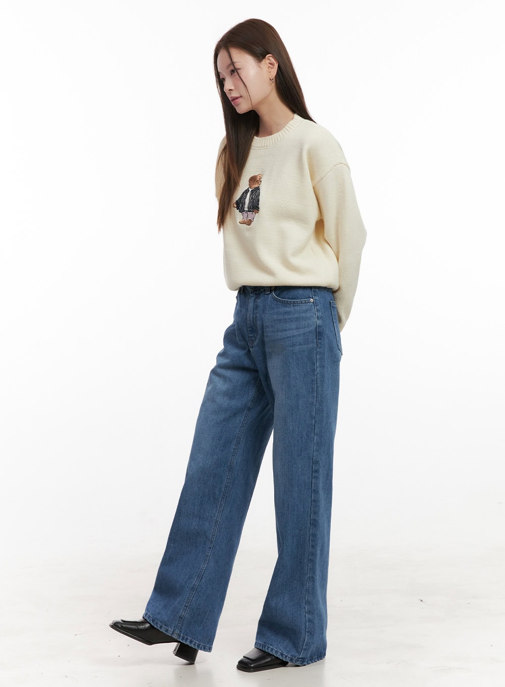 Nelly Wide Fit Denim Jeans OD418