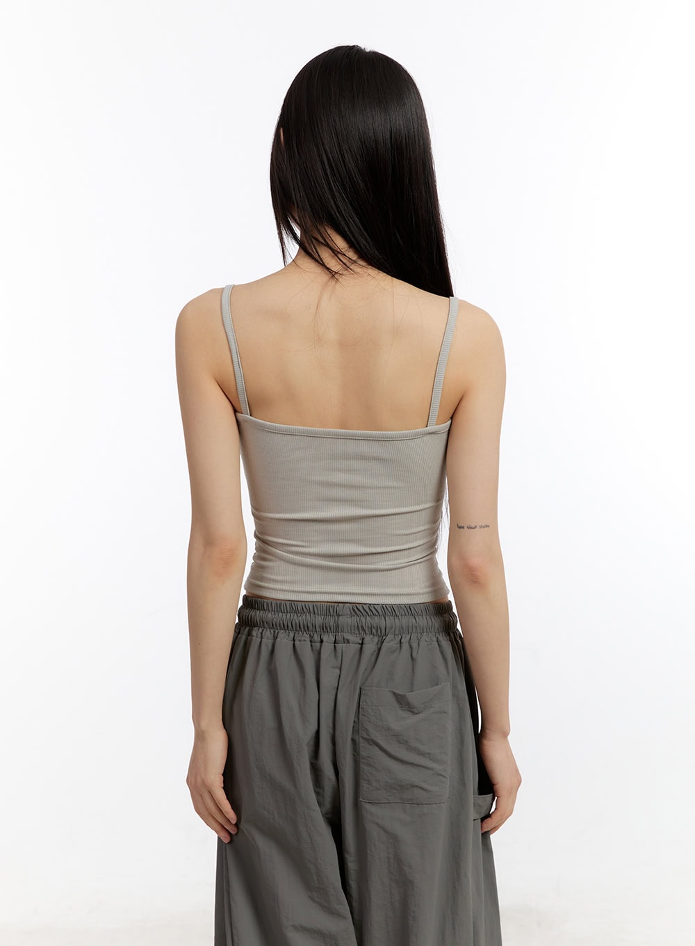 Essential Square-Neck Cami Crop Top CA509