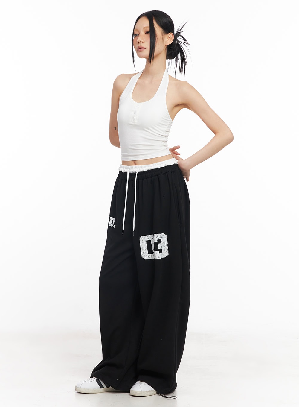 Sporty Layered Sweatpants CY528