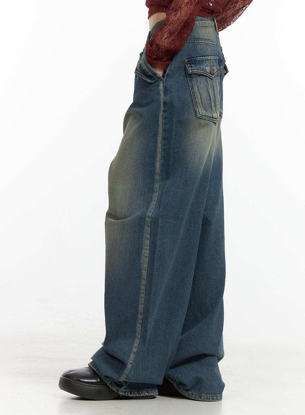 Daphe Pocket Detail Jeans CO410