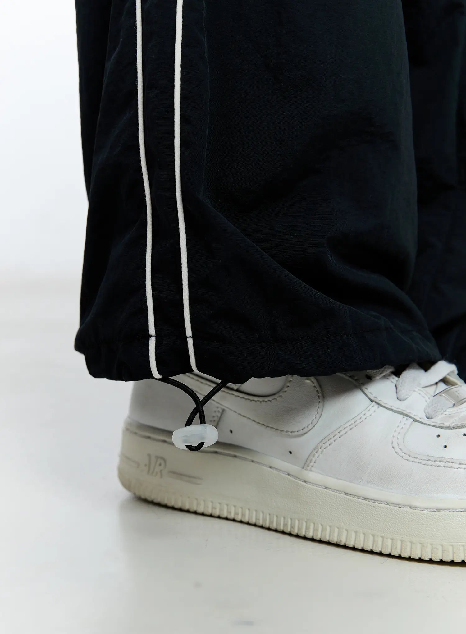 Nylon Wide-Leg Track Pants CG512