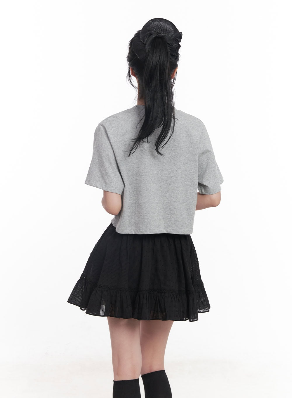 Casual Graphic Crop Top CY526