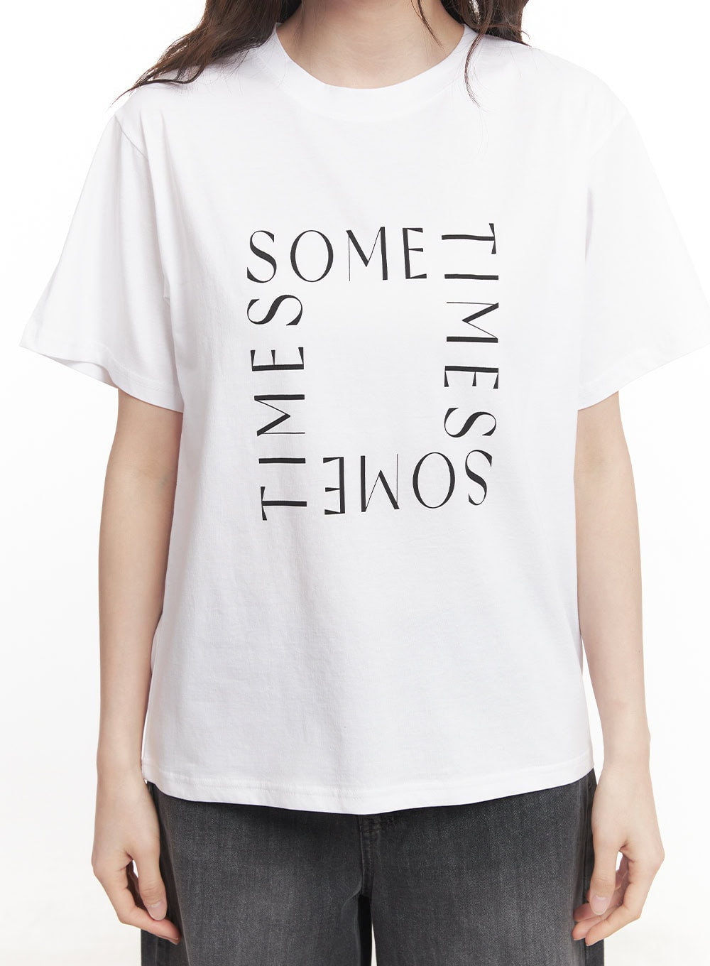 Graphic Crew Neck T-Shirt CA502