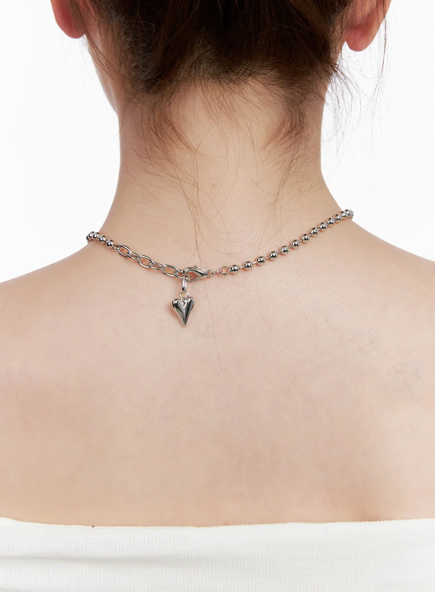 Bold Heart Necklace CL524