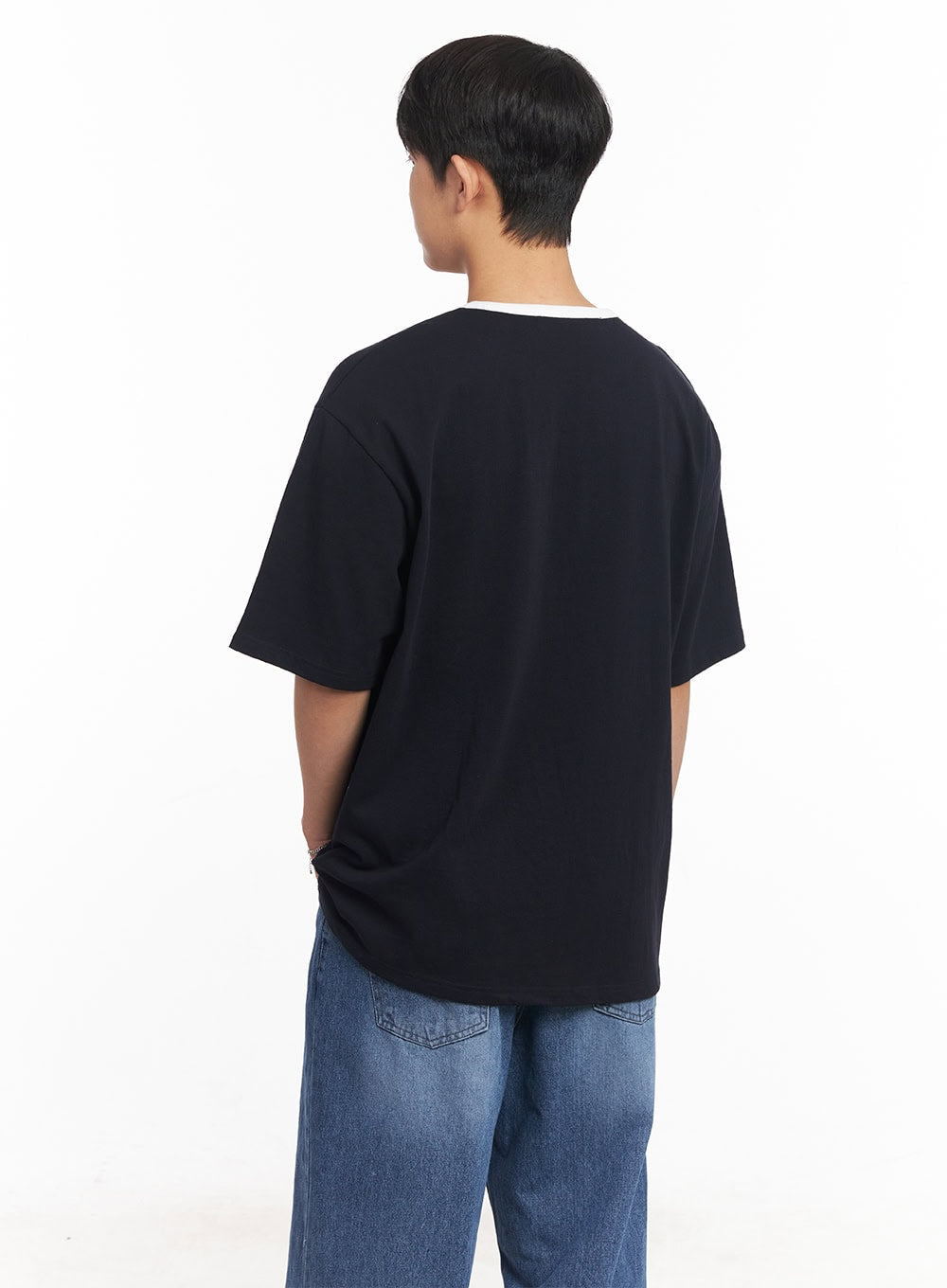 Men's Three-Tone Graphic T-Shirt IA529