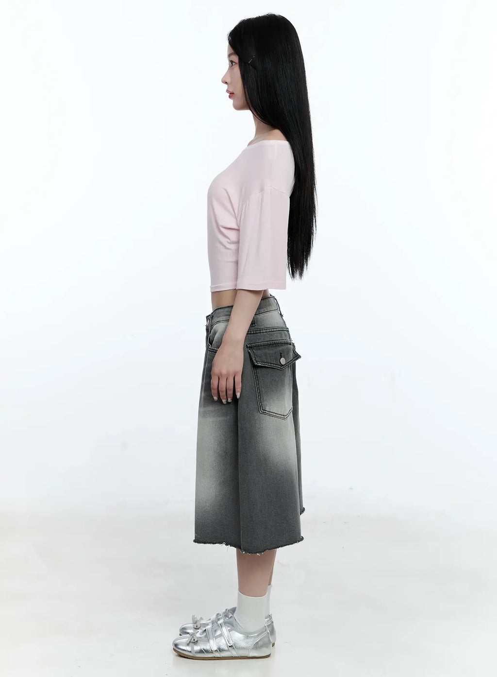 Off-Shoulder Crop Top CG511