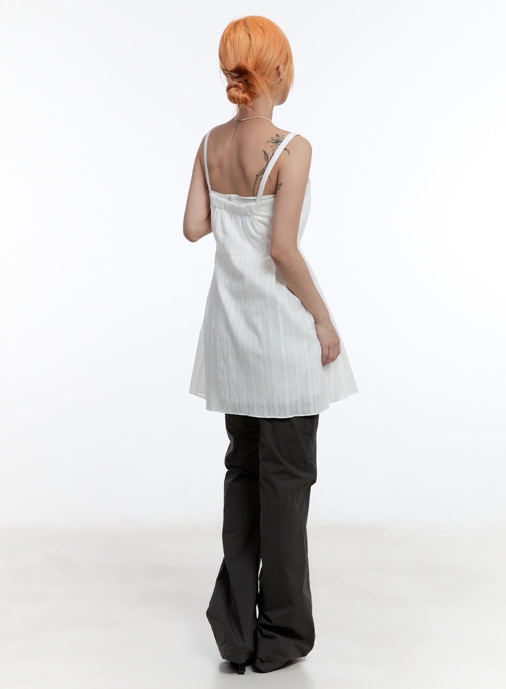 Cargo Cotton Bootcut Pants CY530