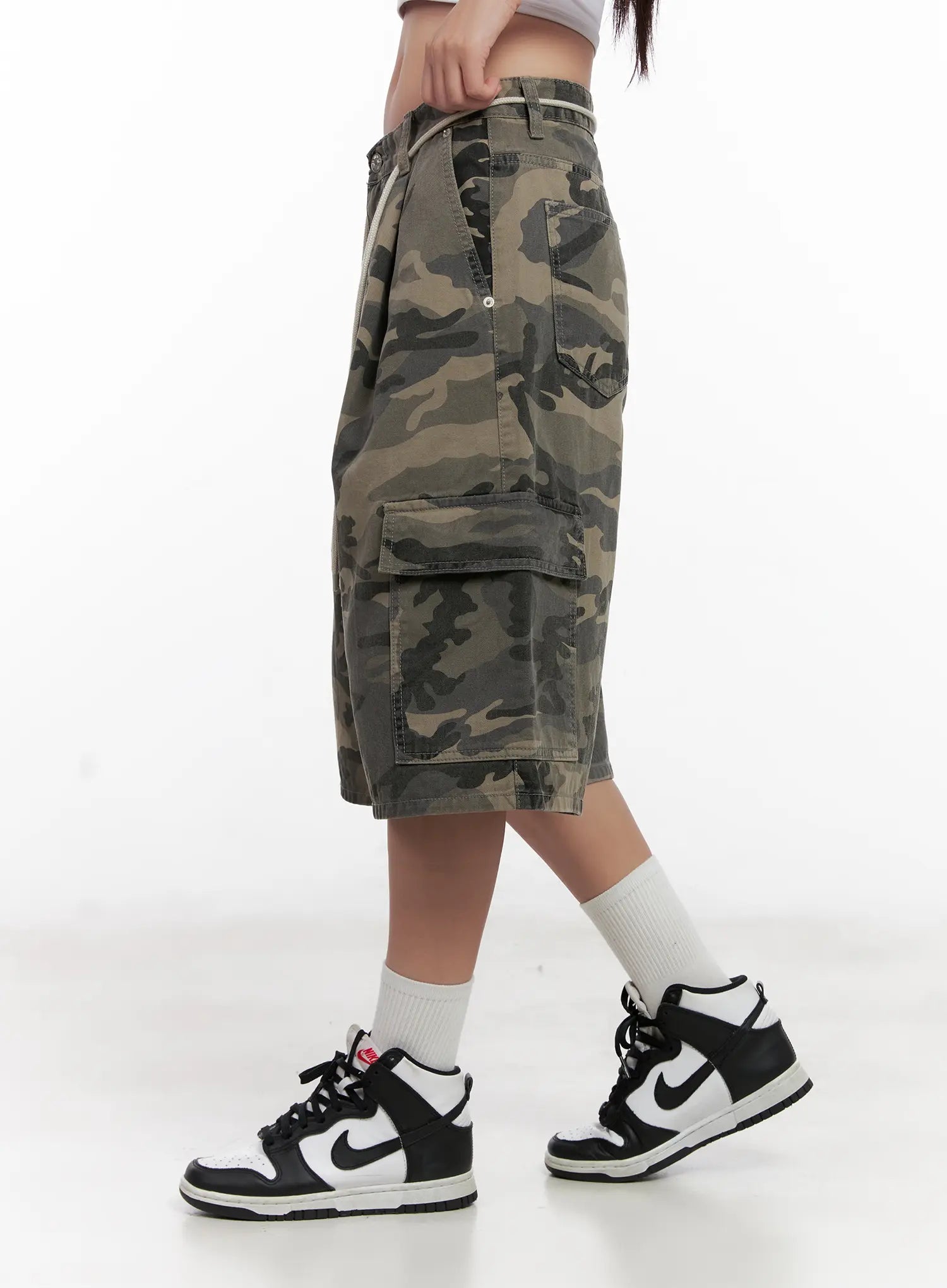 Camo Cargo Jorts CL521