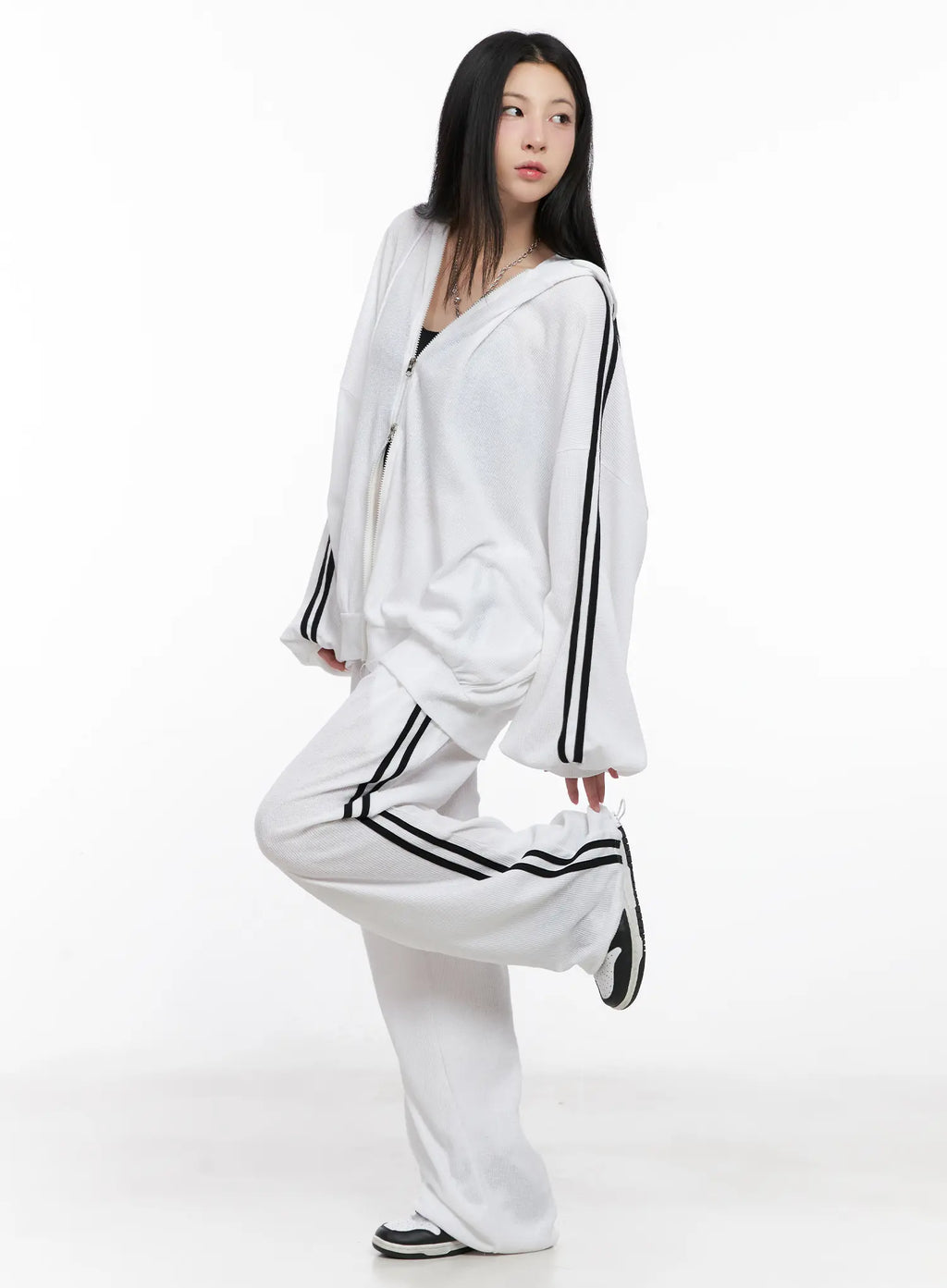 Waffle Knit Track Sweatpants CG525