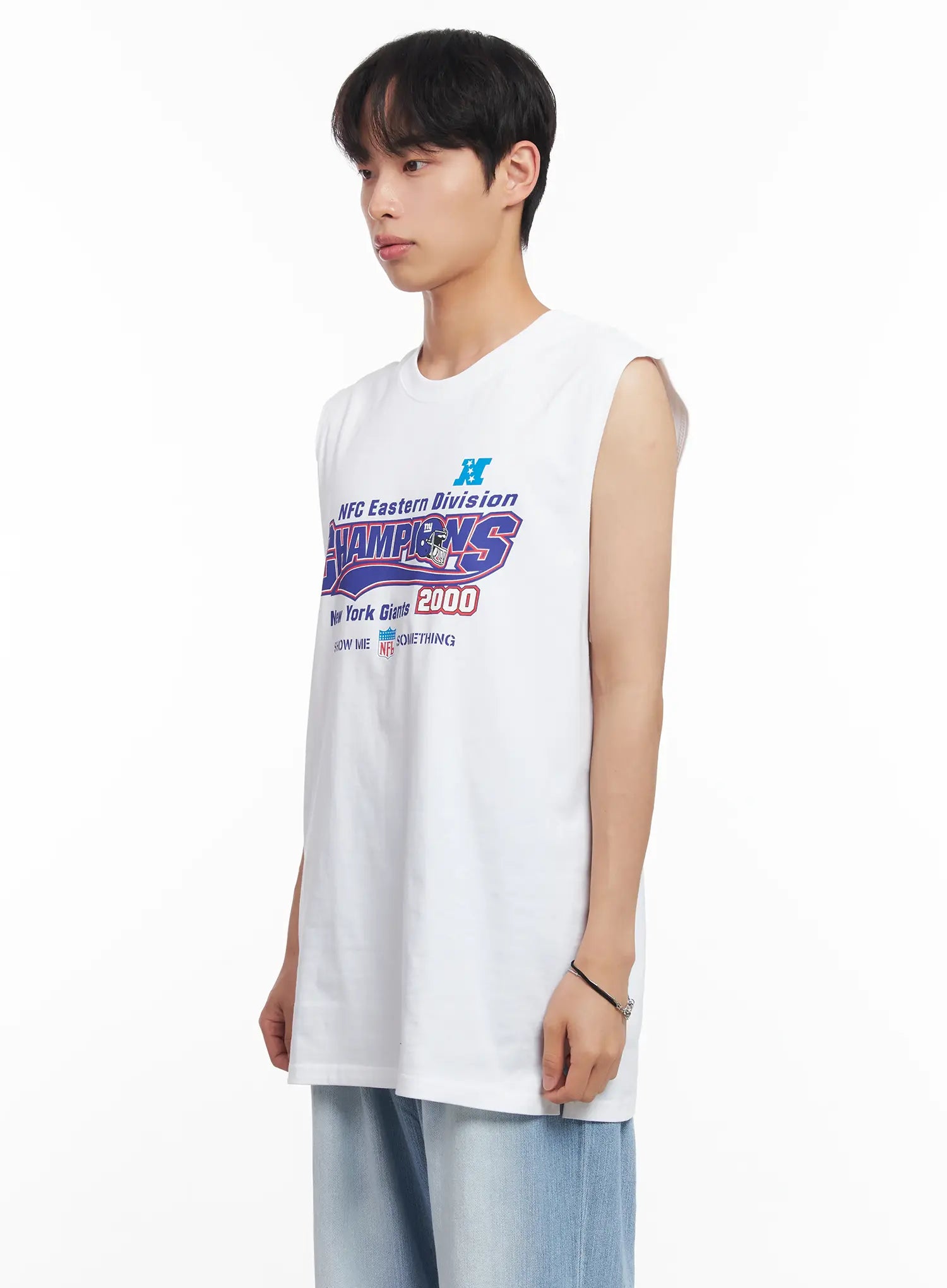 Men's Graphic Sleeveless Shirt IU519