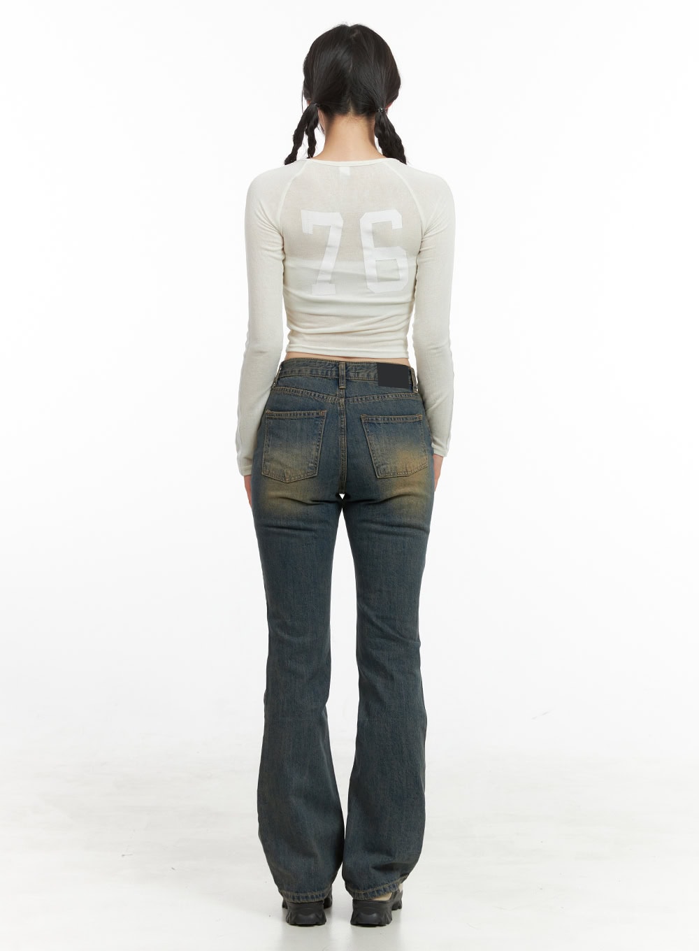 Rayon Sheer Crop Top CG419