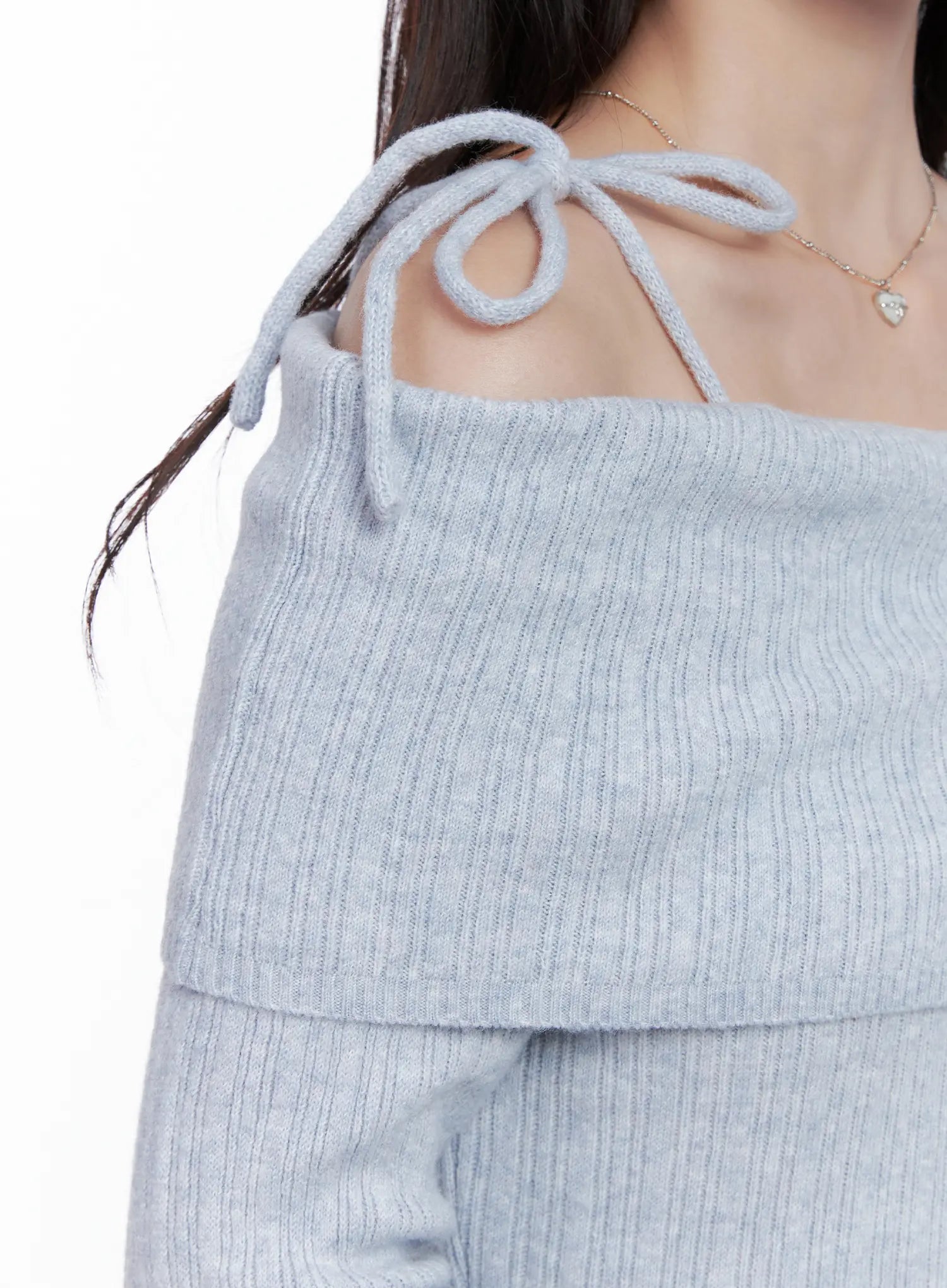 Elegant Ribbon Off-Shoulder Top CS519