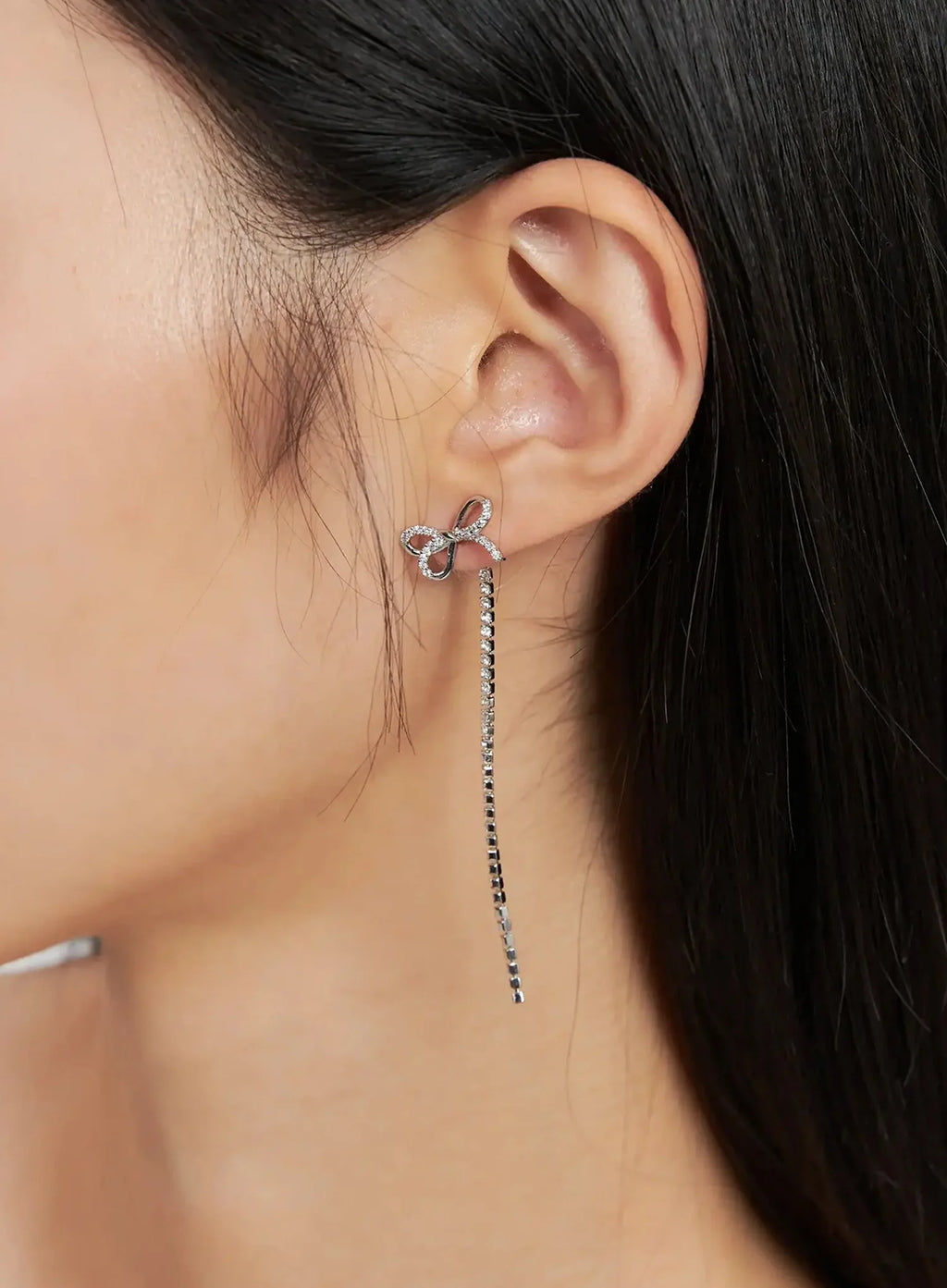 Ribbon Drop Earrings IS515