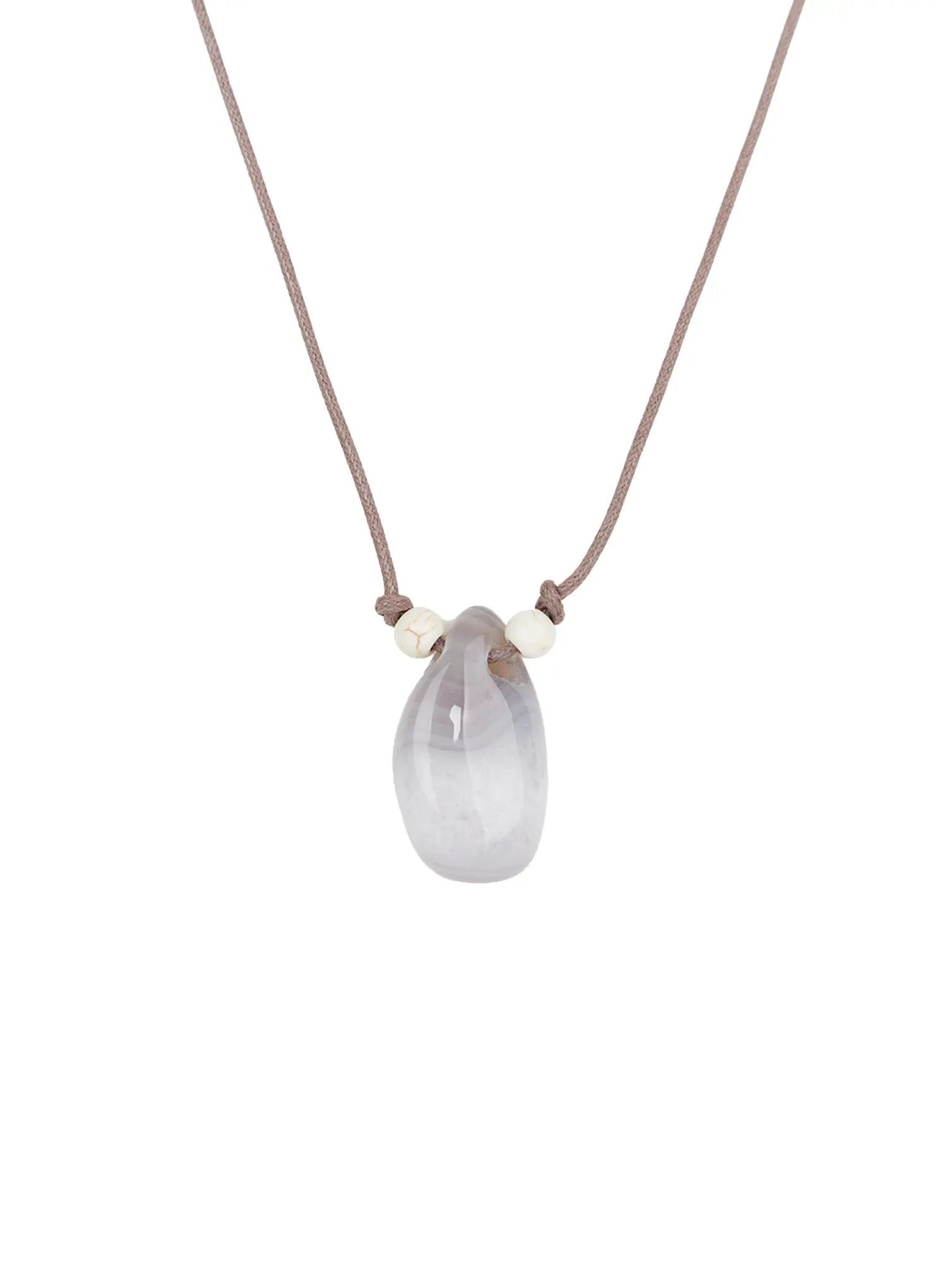 Long Faux Gem Necklace CO513