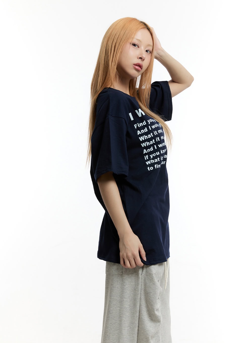 Oversized Cotton Graphic T-Shirt CY506